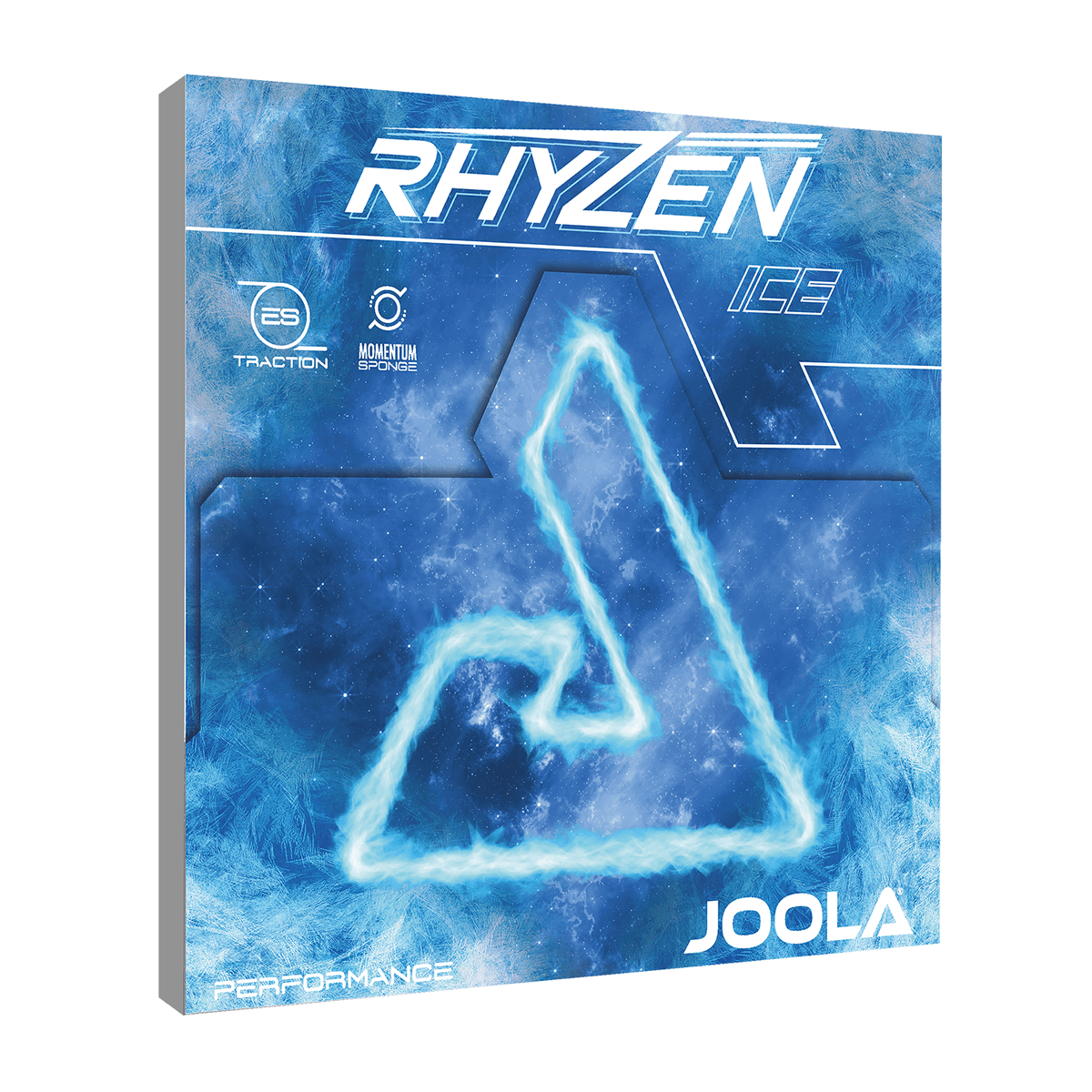 JOOLA Rhyzen ICE Table Tennis Rubber - High Performance Ping Pong Paddle Rubber for Spin & Speed | Perfect for Tournament Play & Training