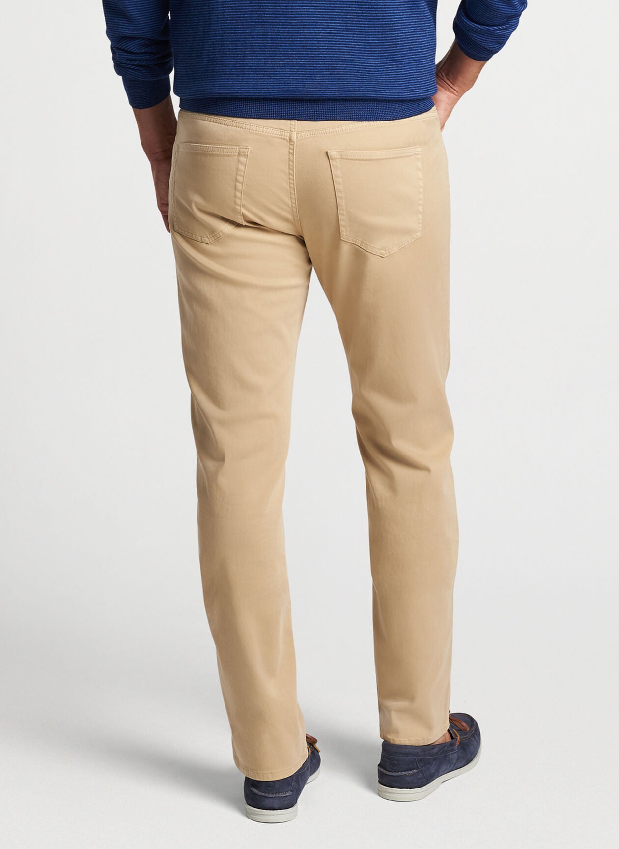 PETER MILLAR Men's SLD Sateen 5-Pocket Dress Pants - Comfortable Stretch Dress Trousers for Office, Business & Formal Occasions