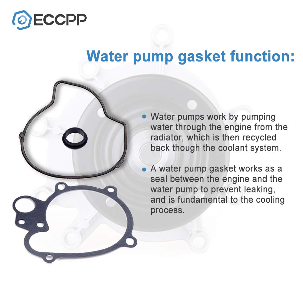 ECCPP Replacement Engine Water Pump for Buick Encore, Chevrolet Cruze & Sonic 1.4L (Part #AW6662) - High-Performance Cooling System Part for Smooth Driving & Engine Protection