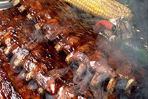 Chicago Steak Company - Premium Chicago Style Baby Back Ribs (4 oz) - 3 Slabs of Grilled BBQ Ribs with Signature Sauce | Perfect for Grilling, BBQs & Family Gatherings | Meat Lover's Delight