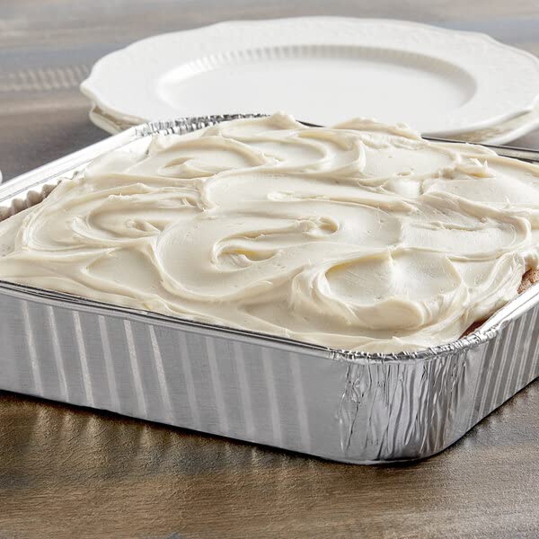 Disposable Aluminum 9 Inch Square Deep Cake Baking Pans - 500 Pack for Baking, Cooking, Meal Prep & Storage | Perfect for Cakes, Brownies, Lasagna & Toaster Oven Roasting | Home Kitchen & Commercial Use