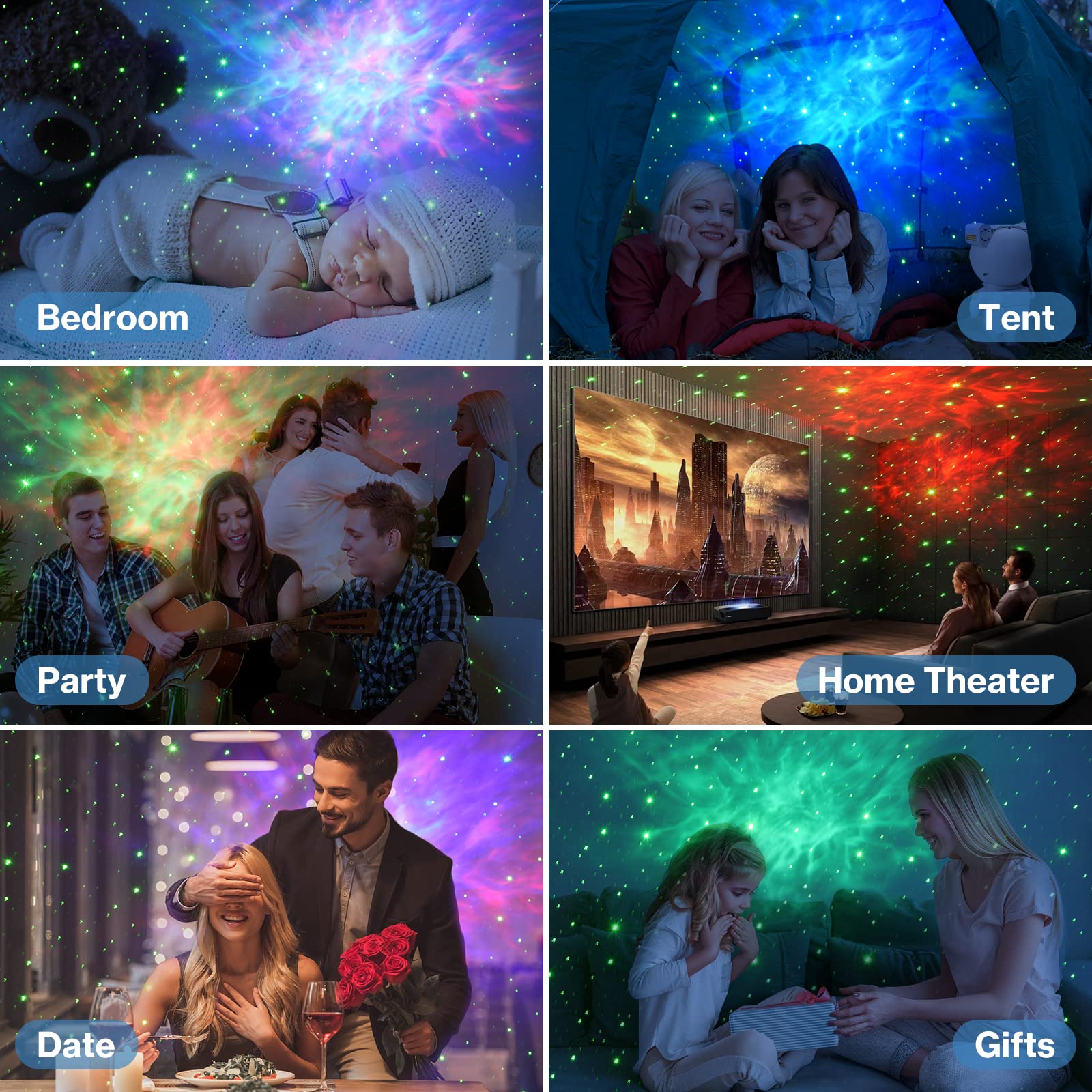 Best LED Starry Sky Projector with Astronaut Design - Remote Control & Timer Galaxy Light for Bedroom, Kids Room & Home Theater | Perfect Night Light & Relaxation Gift for Adults & Teens