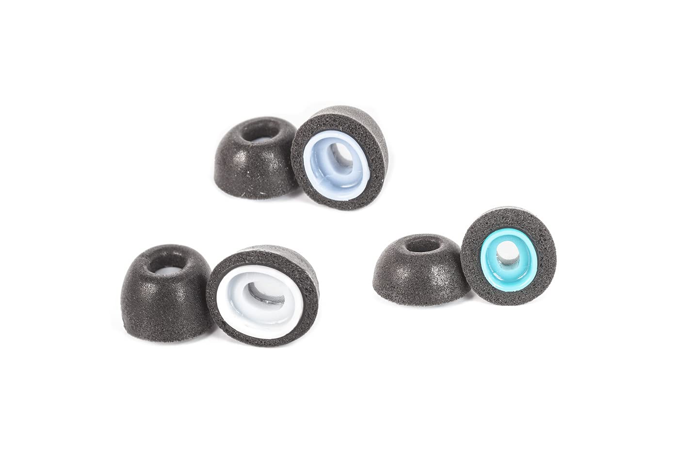 Dekoni Memory Foam Ear Tips for AirPods Pro - Black Sample Pack for Comfort & Noise Isolation