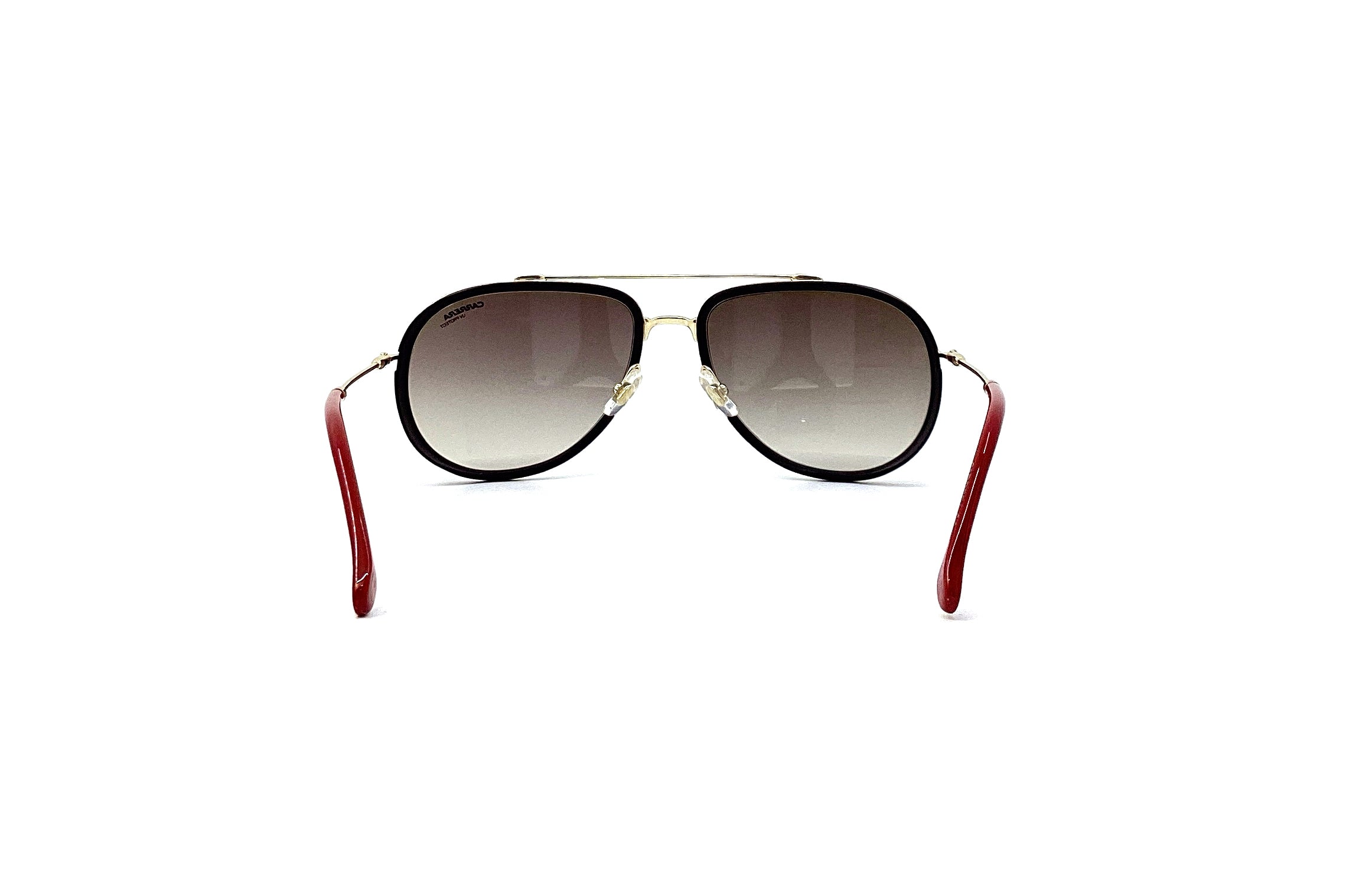 Carrera 166/S Sunglasses Gold Black - Polarized Aviator Sunglasses for Men & Women - UV Protection, Stylish & Durable - Perfect for Driving, Travel & Outdoor Activities