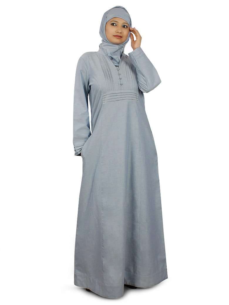 Elegant Zarqa Abaya - Modest Islamic Dress for Women - Perfect for Prayer, Eid, and Special Occasions