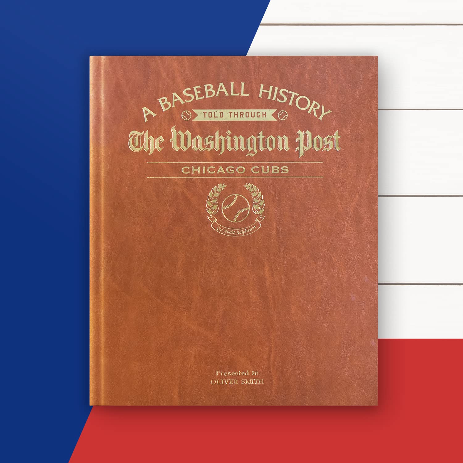 Personalized Baseball History Book - Custom MLB Fan Gift with Vintage Newspaper Coverage - Perfect for Sports Memorabilia Collectors & Baseball Enthusiasts