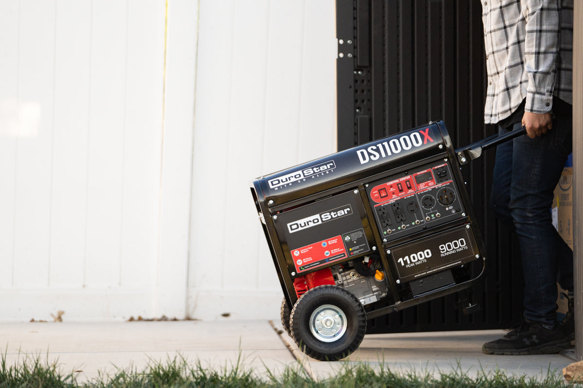 11,000 Watt Portable Gasoline Generator with CO Alert - Reliable Backup Power for Home, Camping & Emergency Use