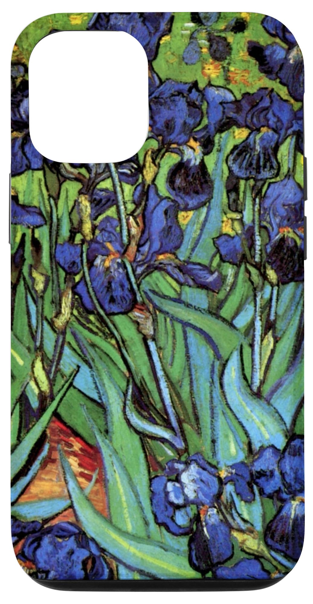 Vincent van Gogh Irises Flowers in a Garden Case for iPhone 12/12 Pro - Durable Protective Phone Cover with Artistic Design for Everyday Use & Gift Giving