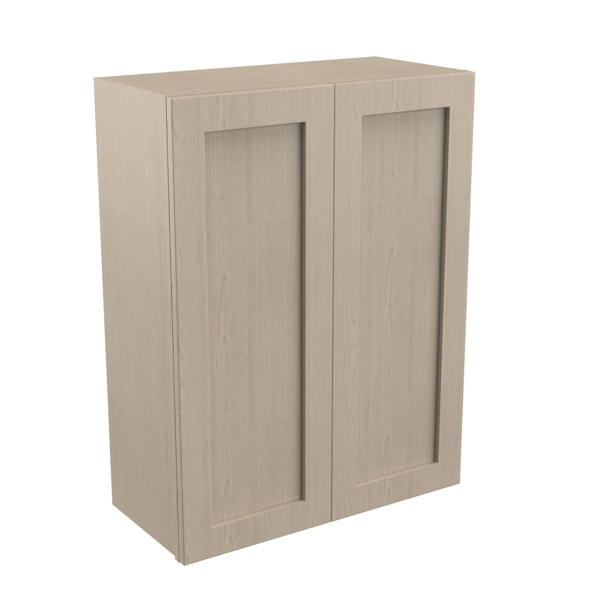 2 Door Wall Kitchen Cabinet with Elegant Stone Finish - 27W x 36H x 12D - Perfect for Small Kitchens, Bathrooms & Storage Spaces