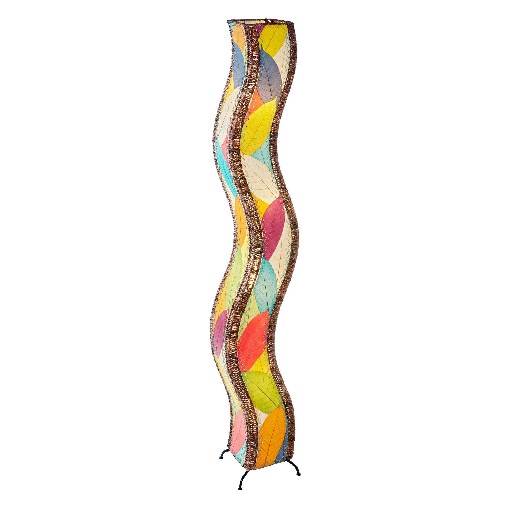 Wave Giant Floor Lamp - Modern LED Standing Light with Adjustable Brightness for Living Room, Bedroom, and Office Decor