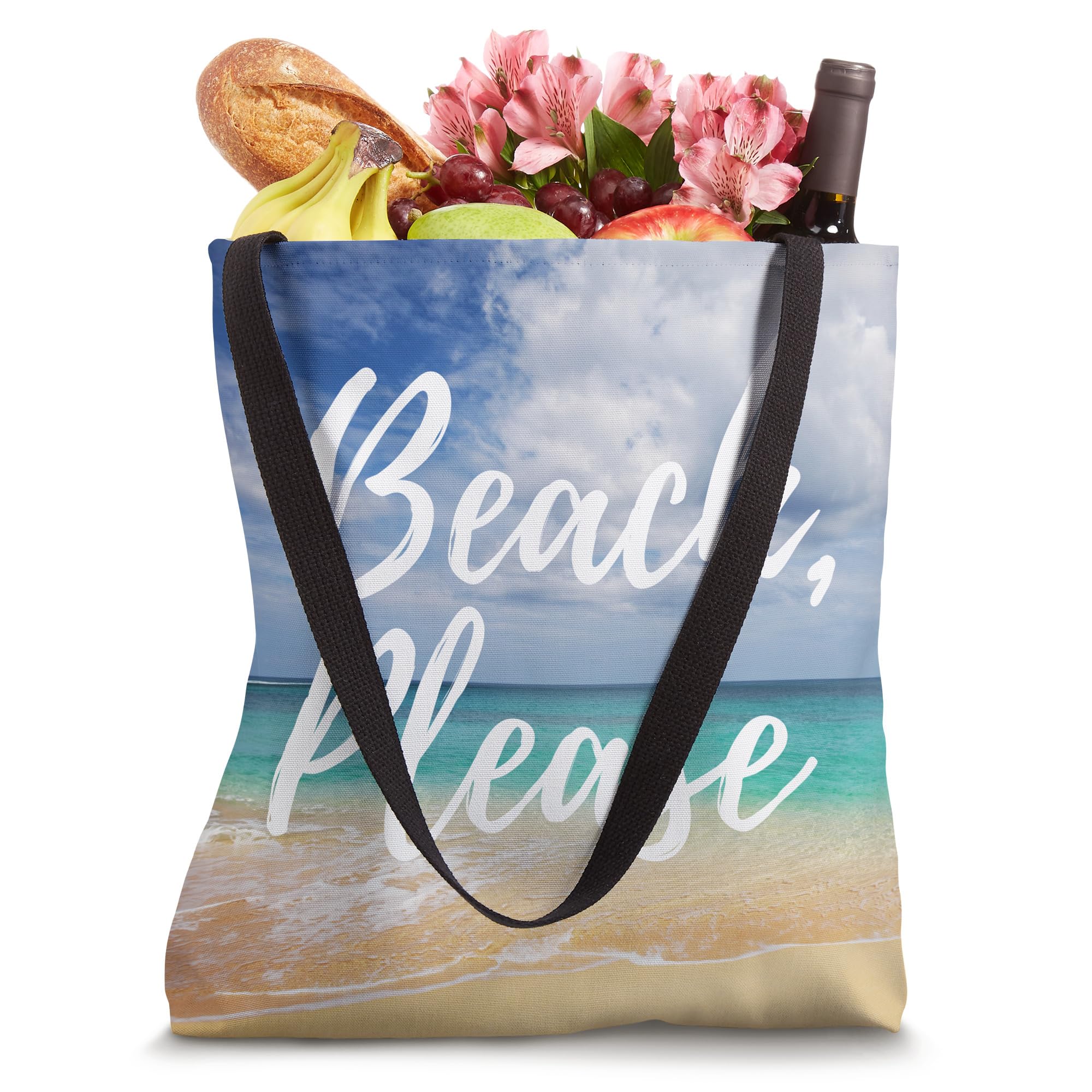 Stylish Summer Beach Tote Bag - Cute Vacation Travel Accessory for Women | Perfect for Beach Trips, Shopping & Outdoor Adventures