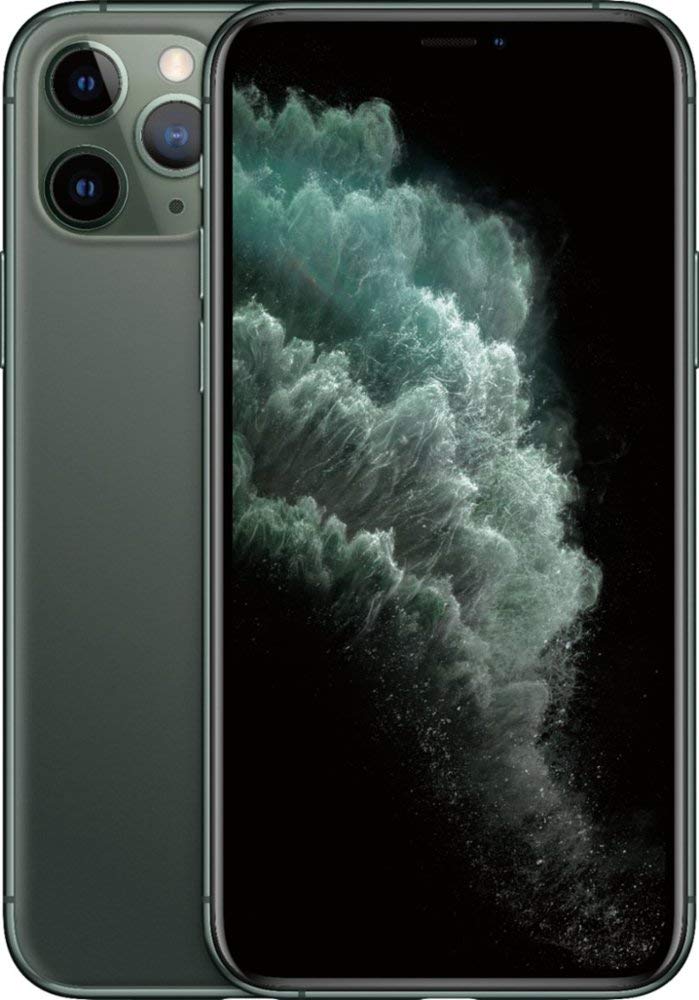 Apple iPhone 11 Pro 256GB - AT&T Unlocked (Renewed Premium) Midnight Green Smartphone | Fast Performance, Great Camera | Perfect for Business, Travel & Social Media