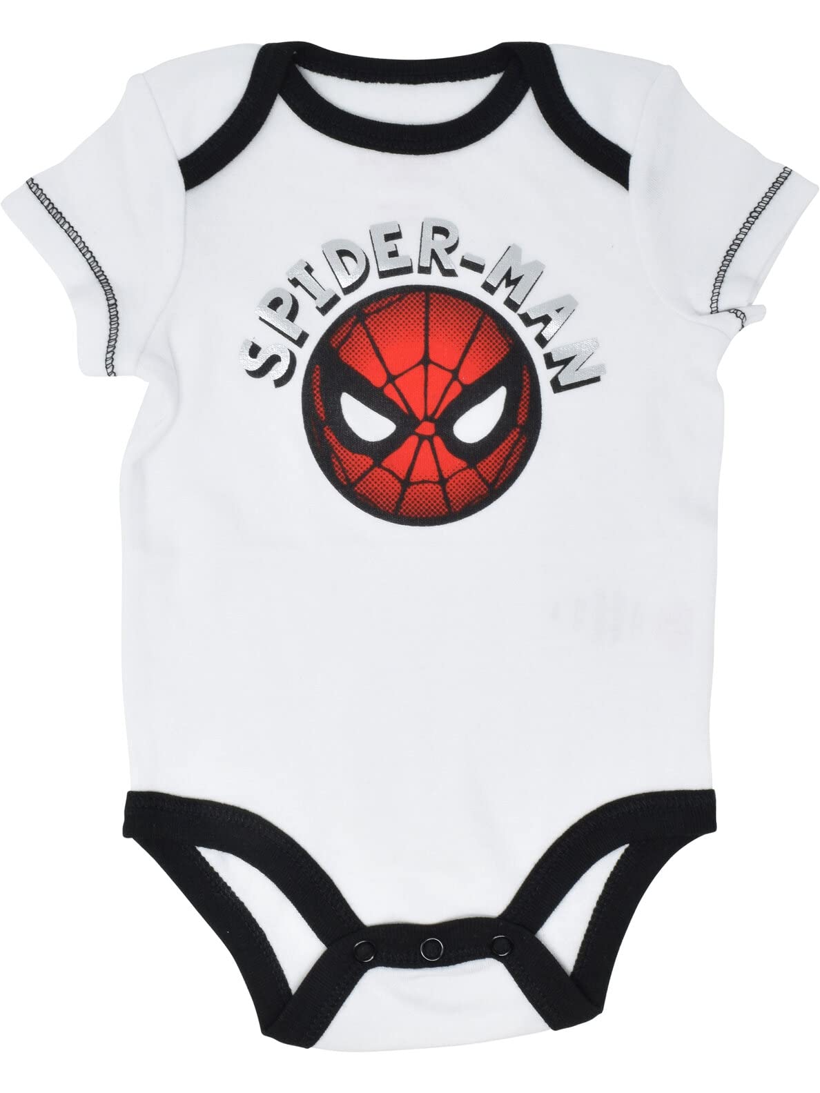 Marvel Avengers Baby Boys 5-Pack Short-Sleeve Bodysuits - Superhero Outfits for Infants & Toddlers - Perfect for Playtime, Dress-Up & Photo Shoots