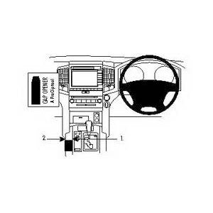 ClicOn No Holes Universal Car Phone Mount for Toyota Landcruiser 200 (2008-2015) - Secure Dashboard & Console Holder for GPS, Smartphones - Perfect for Off-Roading & Daily Commute