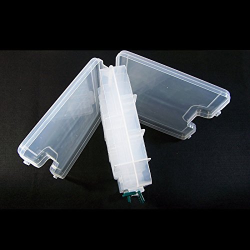 10-Piece Clear Bead Storage Box Organizer for Arts, Crafts & Sewing Supplies - Portable Tackle Case for Jewelry Making, Fishing & DIY Projects