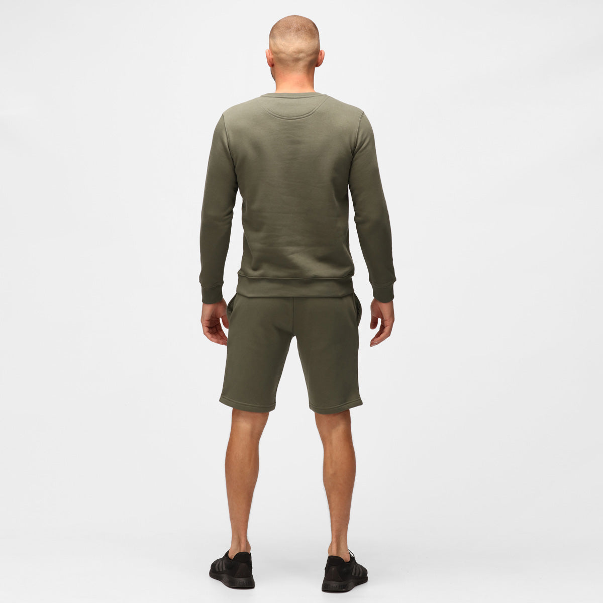 TKB Men's Organic Cotton Khaki Sweatshirt - Comfortable Casual Pullover for Everyday Wear, Outdoor Activities & Layering