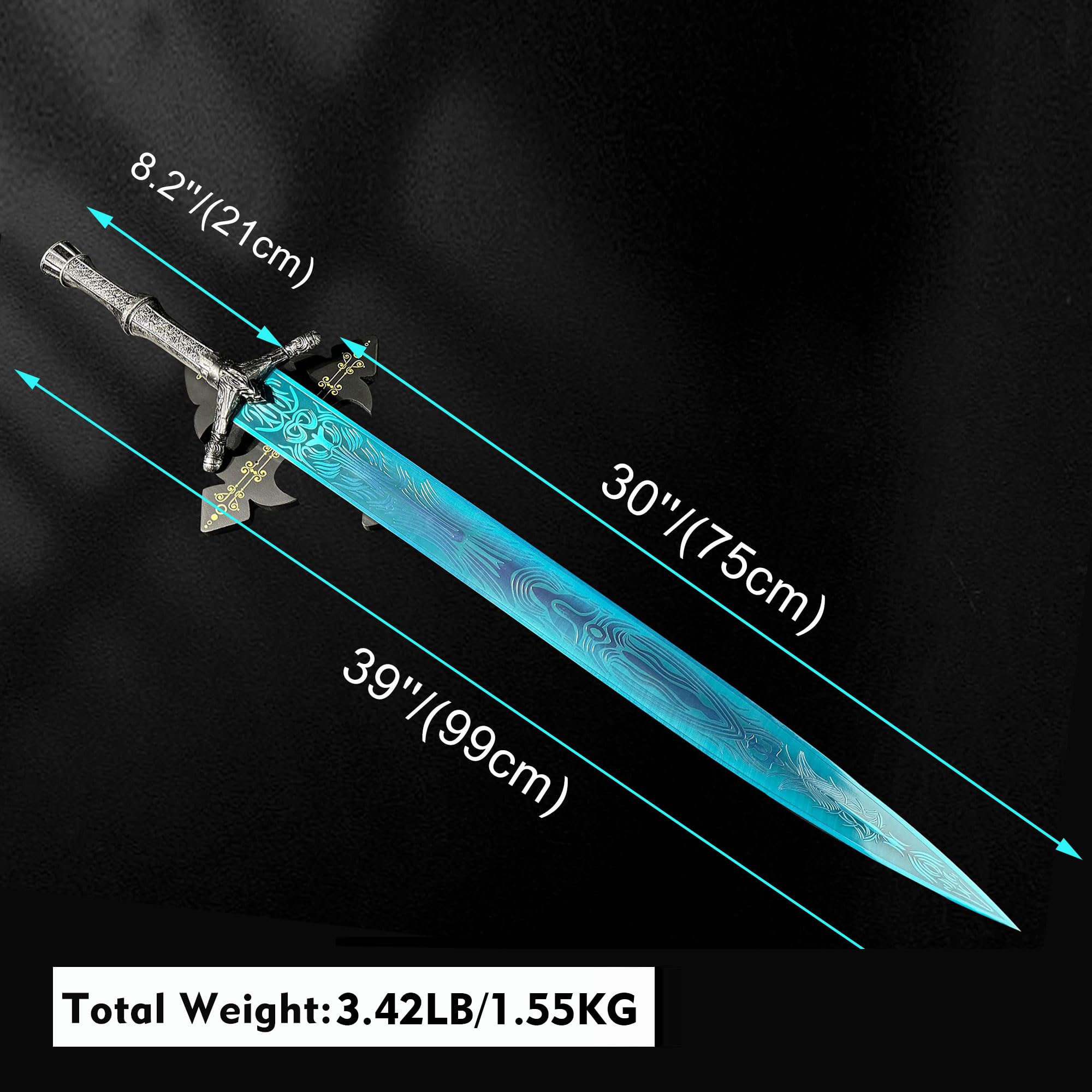 Bloodborne Moonlight Greatsword Replica - 39