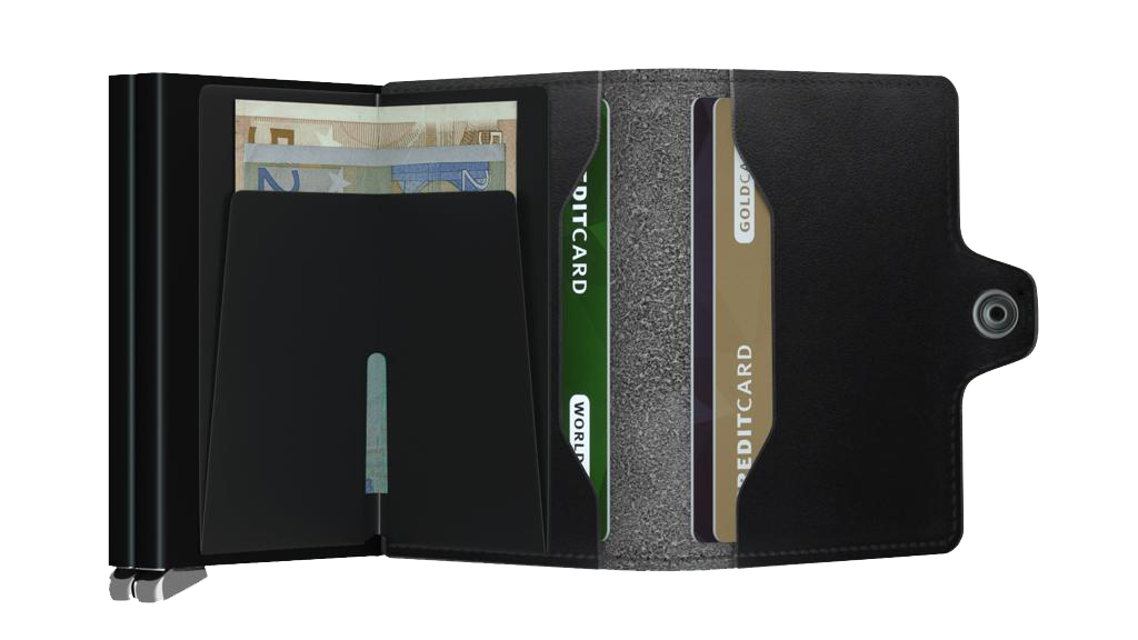 SECRID Premium Twinwallet Dusk - RFID Blocking Leather Wallet for Men & Women | Slim Bifold Credit Card Holder with Money Clip | Perfect for Travel, Business & Everyday Use