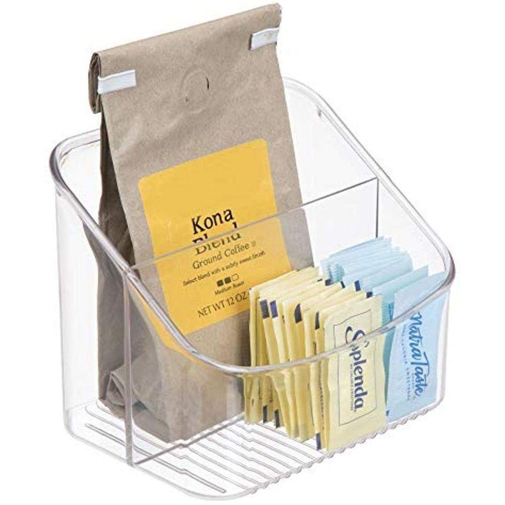 iDesign Linus 2 Compartment Packet Organizer - Desk Drawer & Office Supply Storage Solution for Home, School, and Office Organization