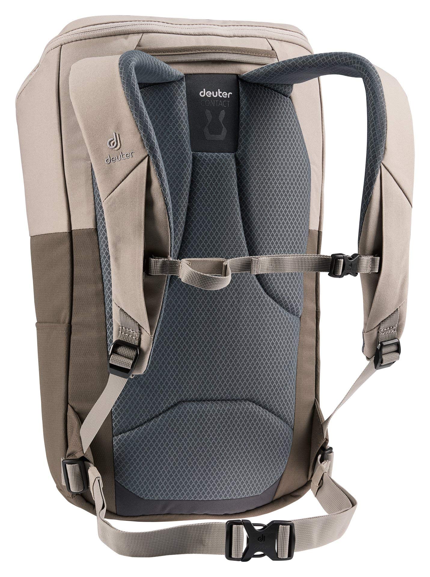 Deuter UP Stockholm Backpack - Durable Travel & Hiking Daypack for Men & Women, Stone/Pepper Color - Perfect for Commuting, Outdoor Adventures & Daily Use