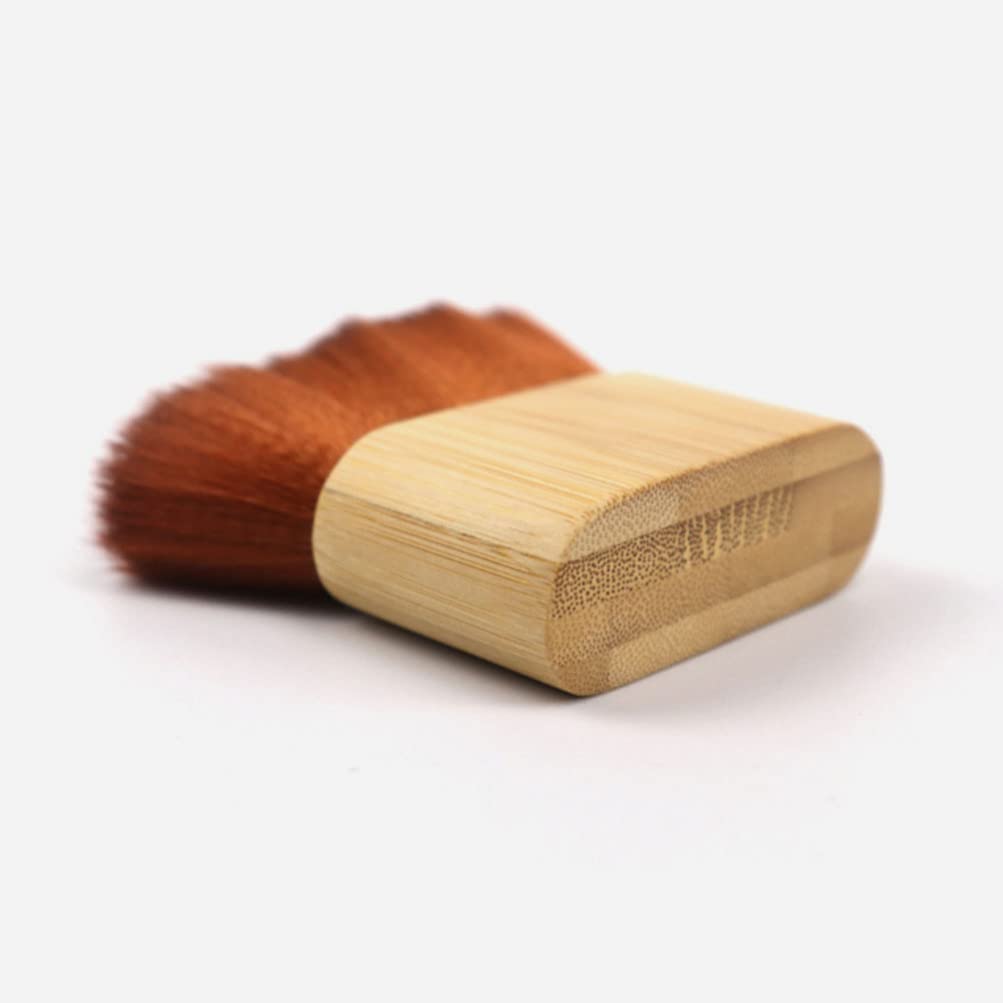 Professional Barber Neck Duster - Soft Fiber Wool Hair Styling Brush for Men | Perfect for Haircuts, Styling & Facial Grooming in Barbershops & Salons
