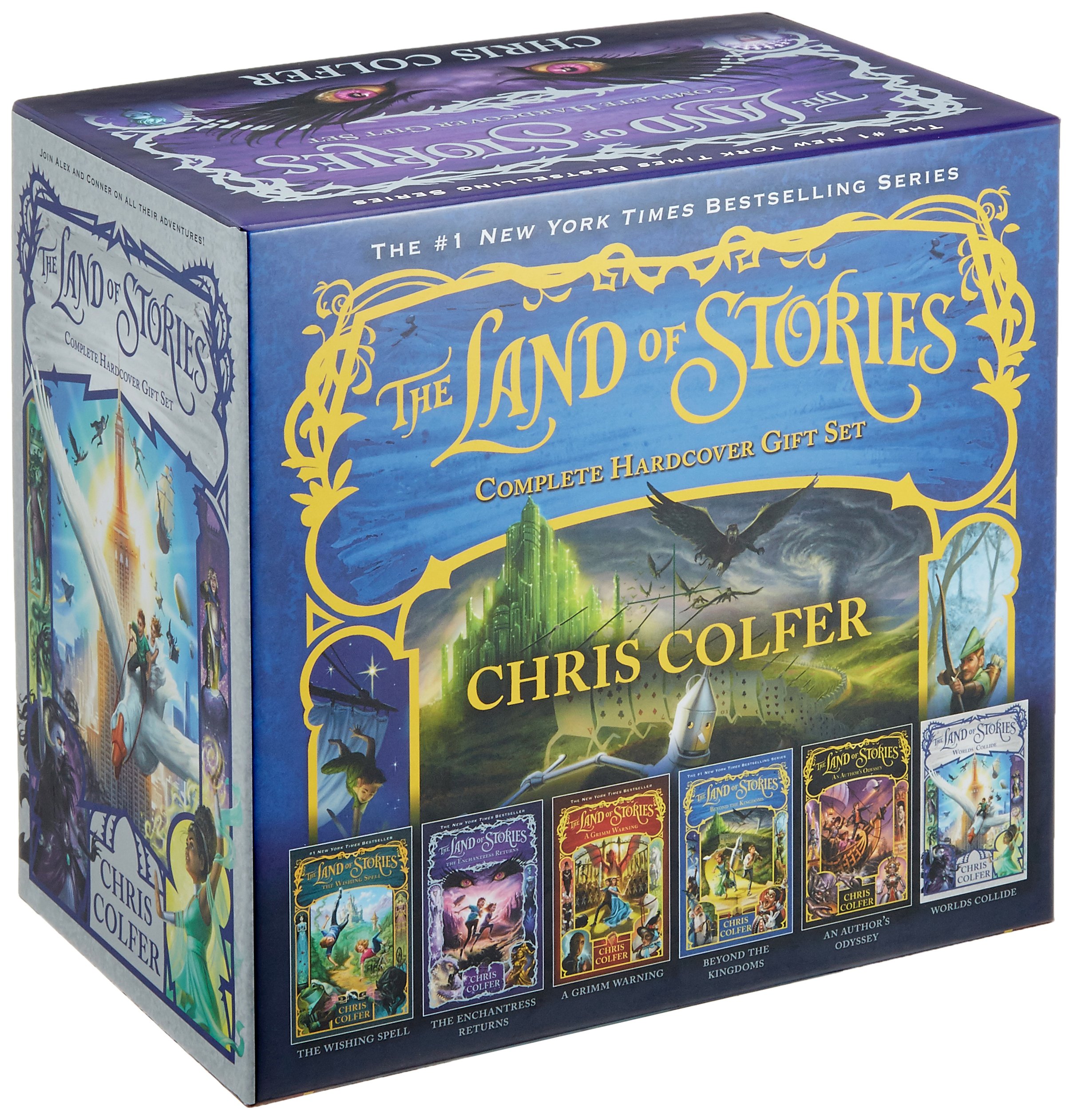 The Land of Stories Complete Hardcover Gift Set - 6 Book Collection by Chris Colfer | Fantasy Adventure Books for Kids & Teens | Perfect for Gifts, Bedtime Reading & Classroom Libraries