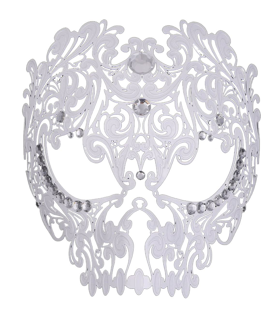 Elegant Masquerade Mask for Mardi Gras, Halloween, Christmas & Cosplay - Venetian Style Metal Party Mask for Ball, Carnival, and Themed Events