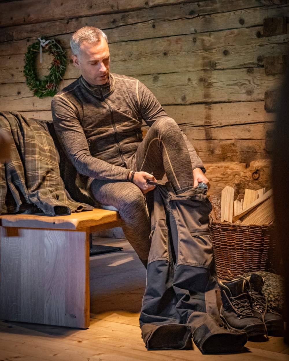Deerhunter Norden Insulated Thermal Underwear for Men & Women - Warm Winter Base Layer for Skiing, Hiking & Outdoor Activities