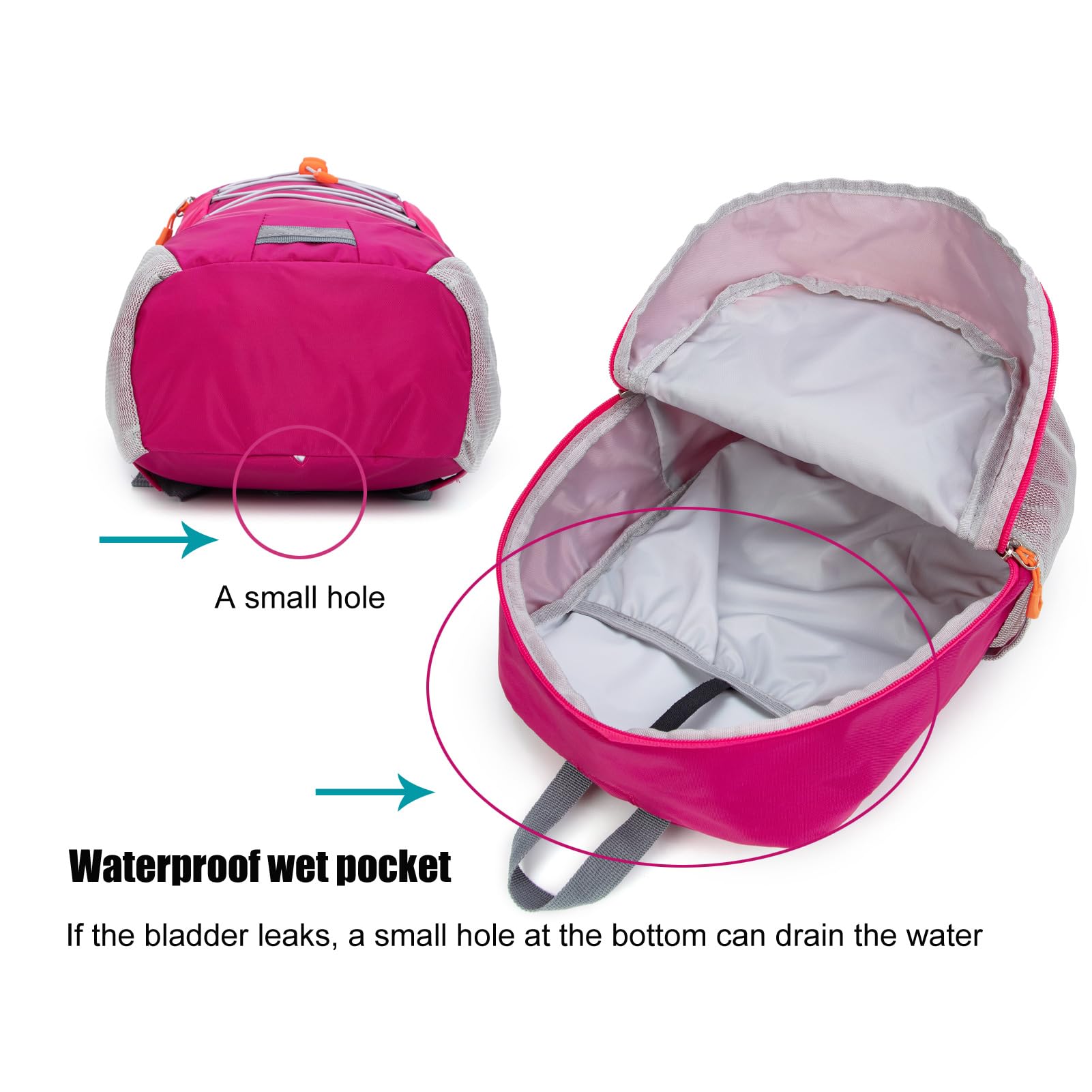 Kids Hiking Backpack for Boys & Girls - Lightweight Small Daypack for Camping, Travel & Outdoor Adventures (Rose Pink, Small) - Perfect for School, Day Trips & Nature Explorations