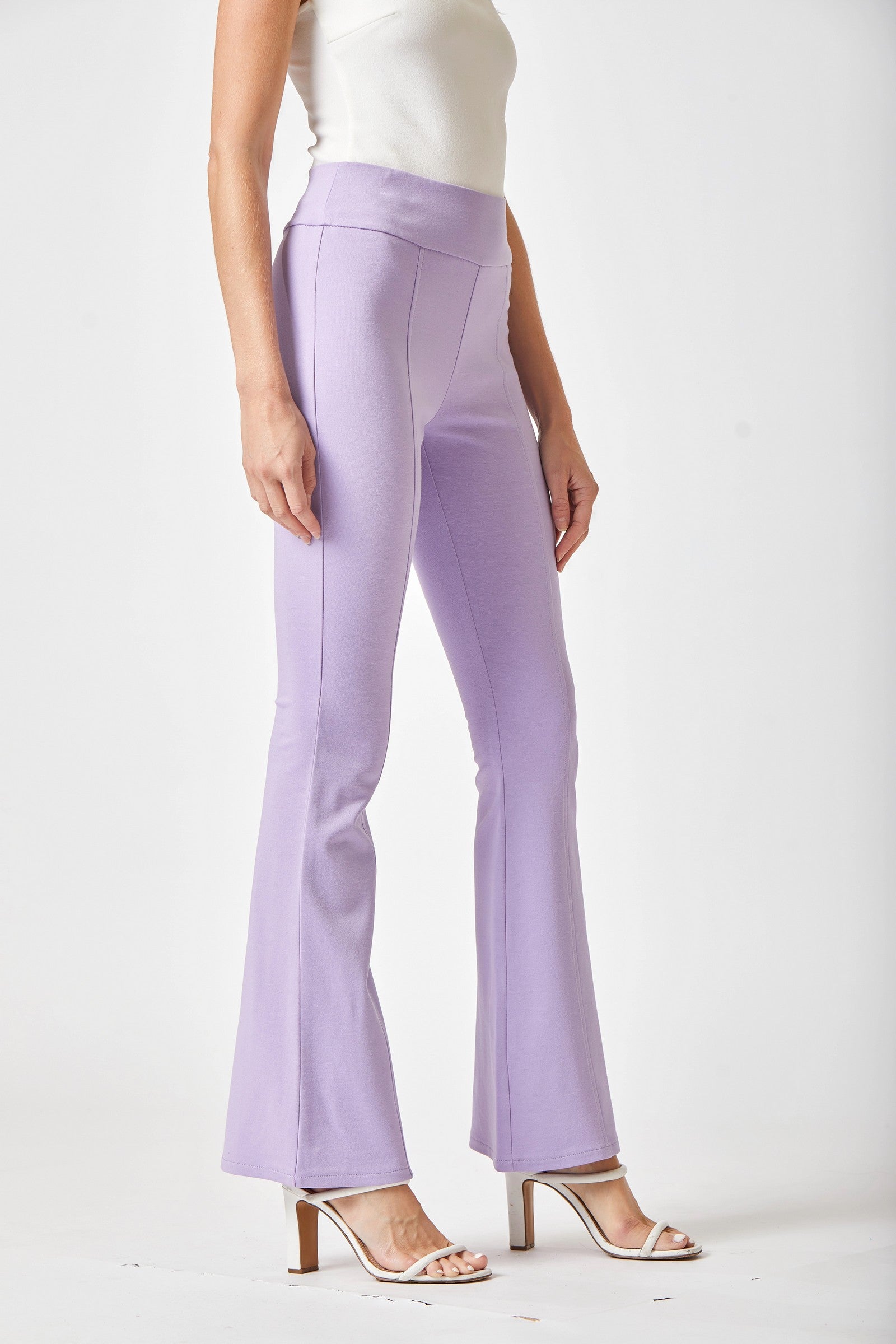 Magic Flare Pants for Women - 11 Vibrant Colors | High Waisted Wide Leg Trousers | Perfect for Casual Wear, Office & Date Nights