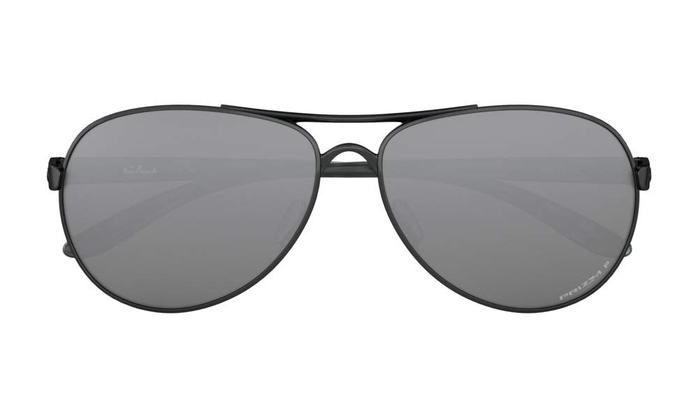 Oakley Women's Oo4079 Feedback Aviator Sunglasses - Polarized UV Protection, Lightweight Metal Frame for Driving, Travel & Outdoor Activities