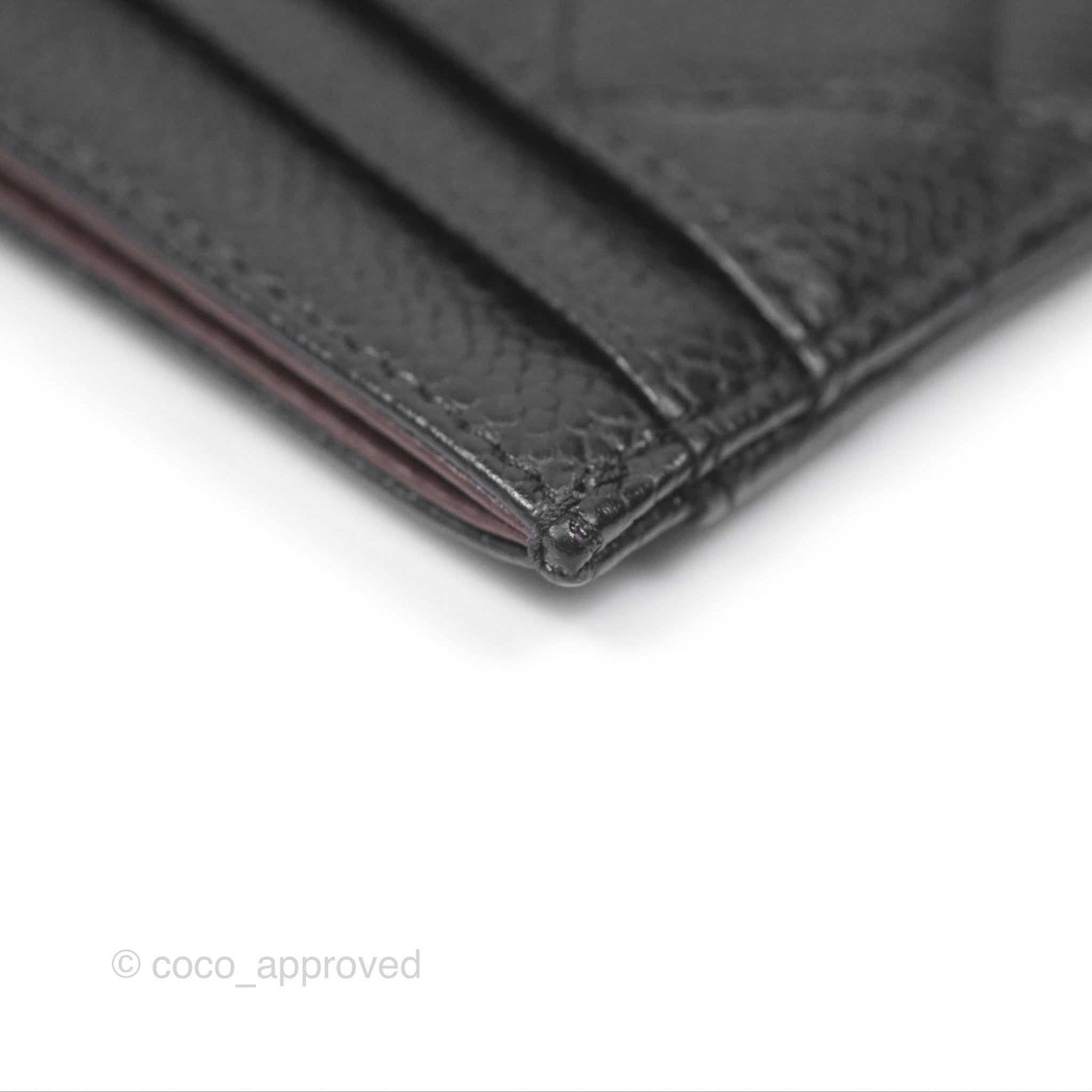 Chanel Classic Black Flat Card Holder - Genuine Caviar Leather with Gold Hardware - Perfect for Everyday Use & Gift Giving