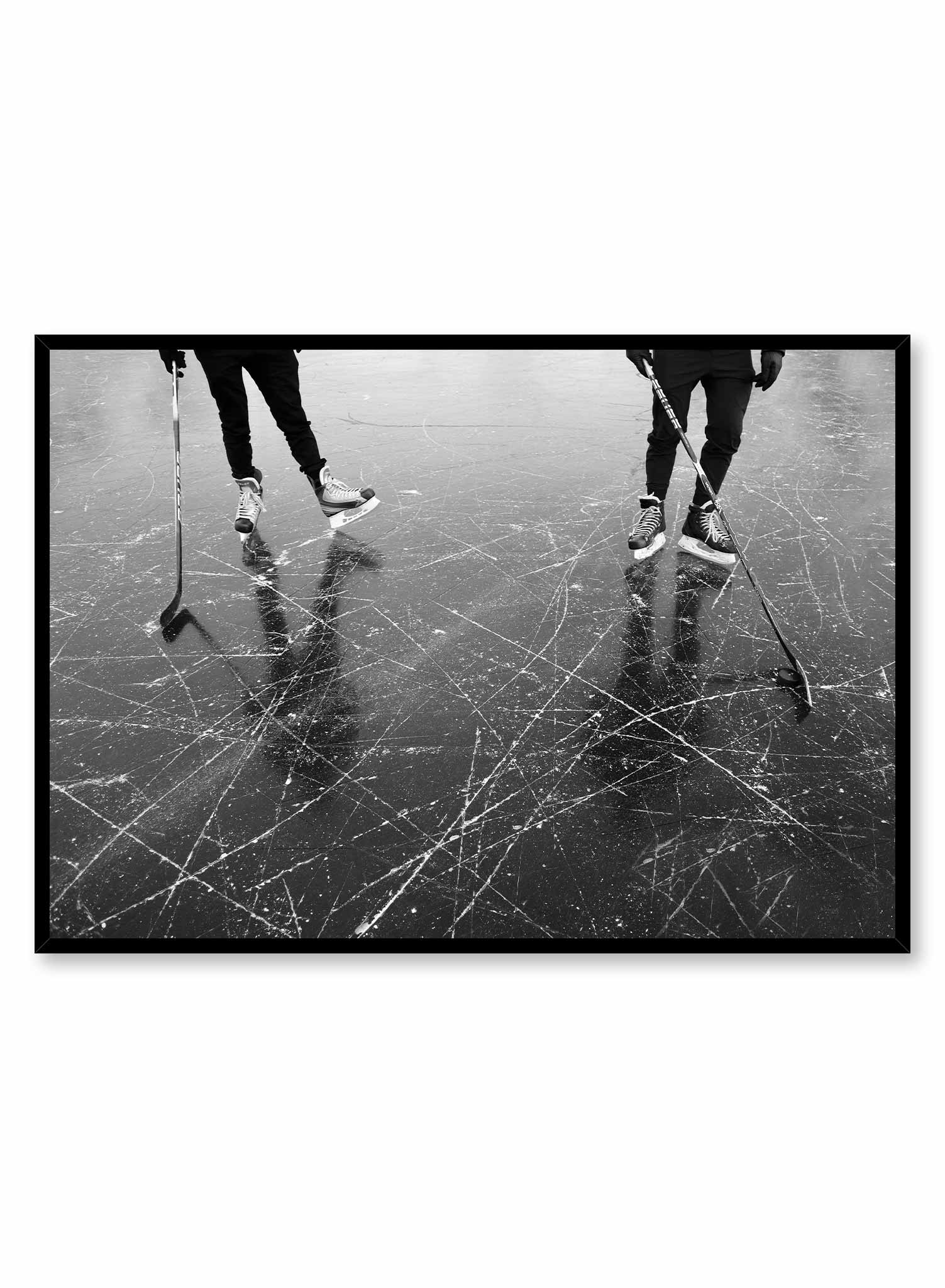 On Thin Ice Poster - High-Quality Wall Art for Home & Office Decor - Perfect for Movie Fans, Ice Skating Enthusiasts, and Winter-Themed Room Design