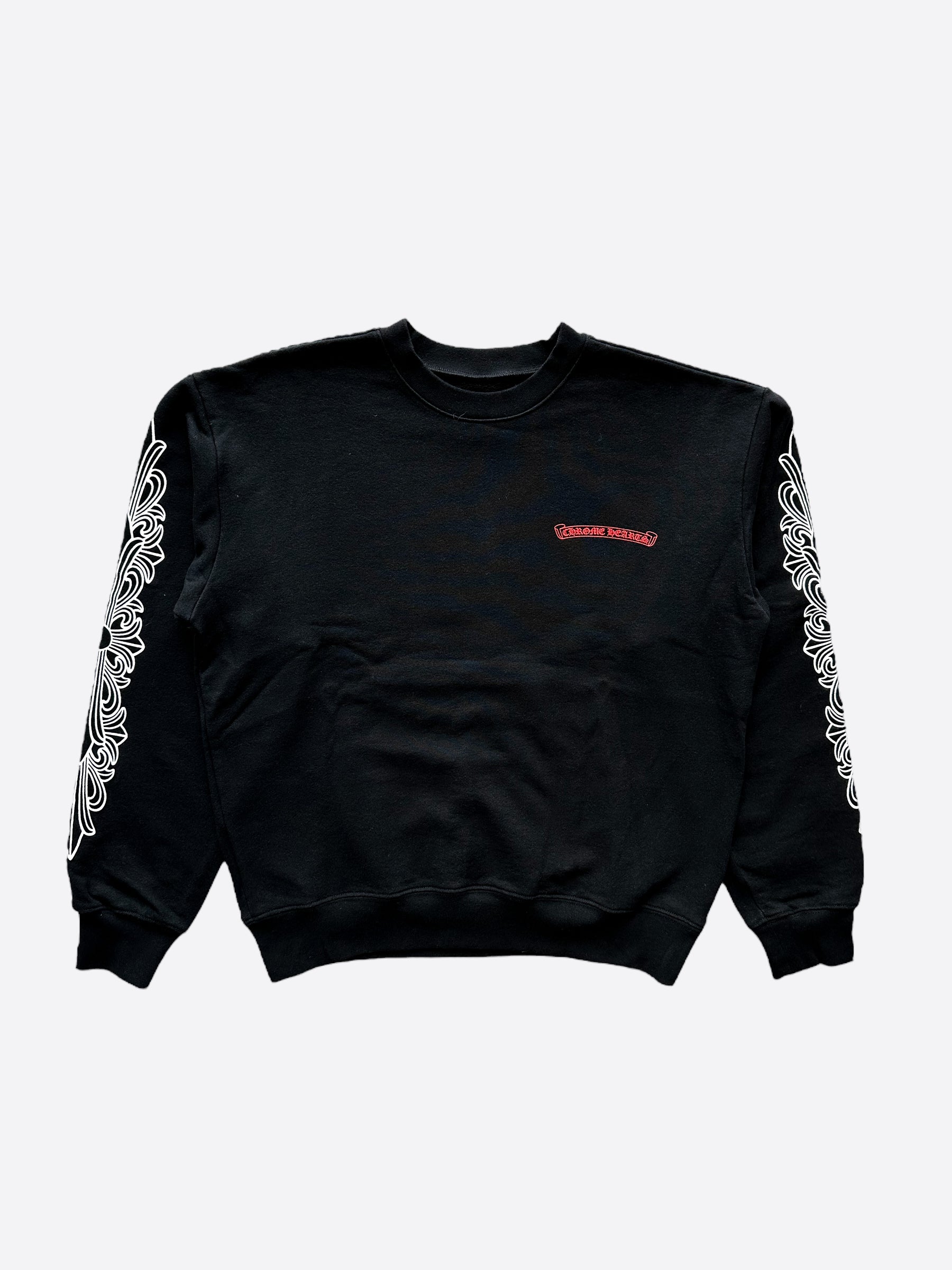 Chrome Hearts Black Matty Boy Chomper Sweater - Premium Gothic Knitwear for Men | Streetwear Fashion & Luxury Style | Perfect for Casual Outings and Night Events