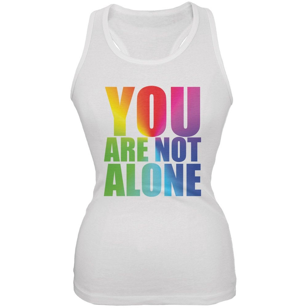 LGBT Pride Caitlyn Jenner White Soft Juniors Tank Top - Supportive Casual Wear for Pride Events & Everyday Comfort