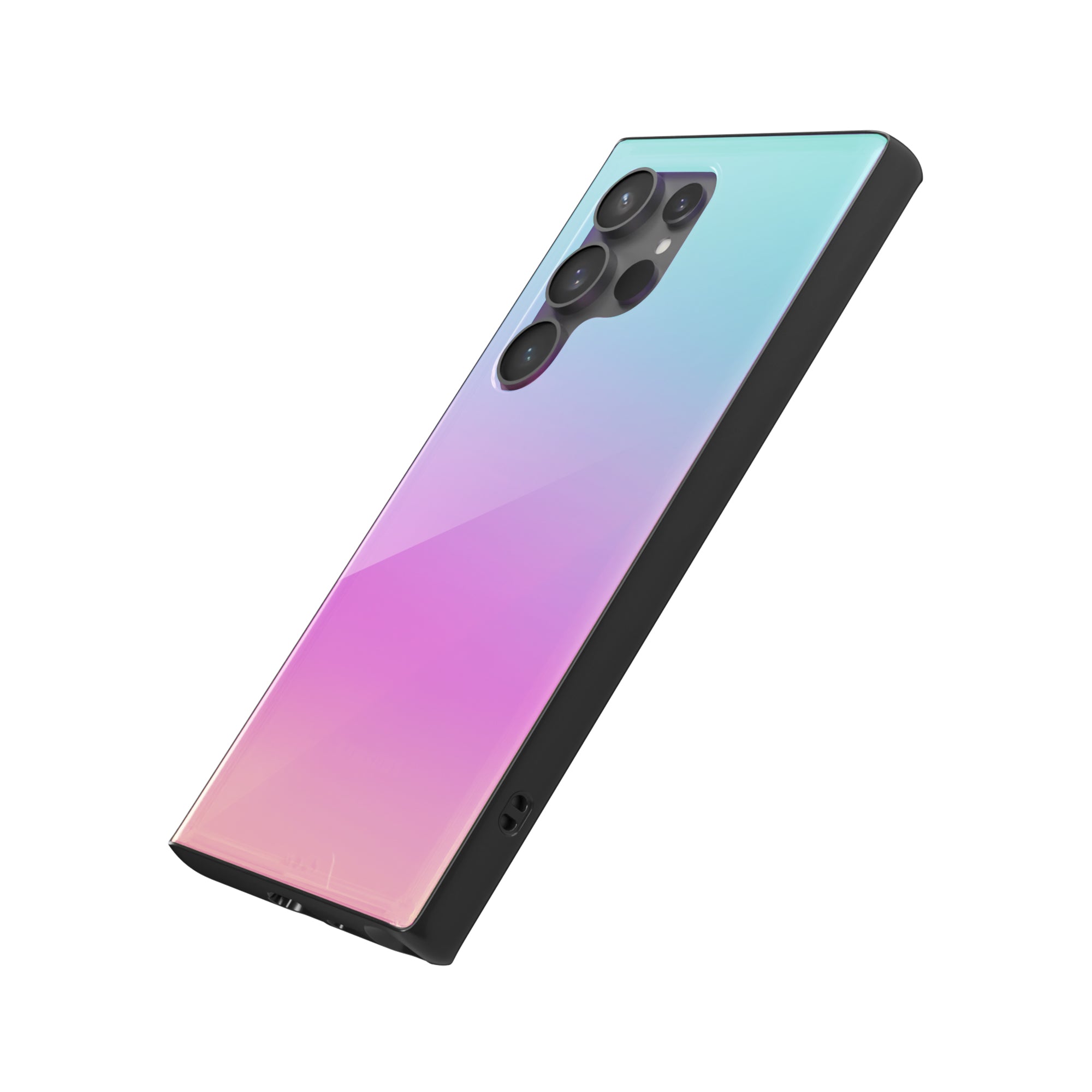 Shimmering Iridescent Phone Case - Crystal Clear Protection for iPhone & Samsung | Trendy Glossy Cover for Everyday Use & Special Occasions