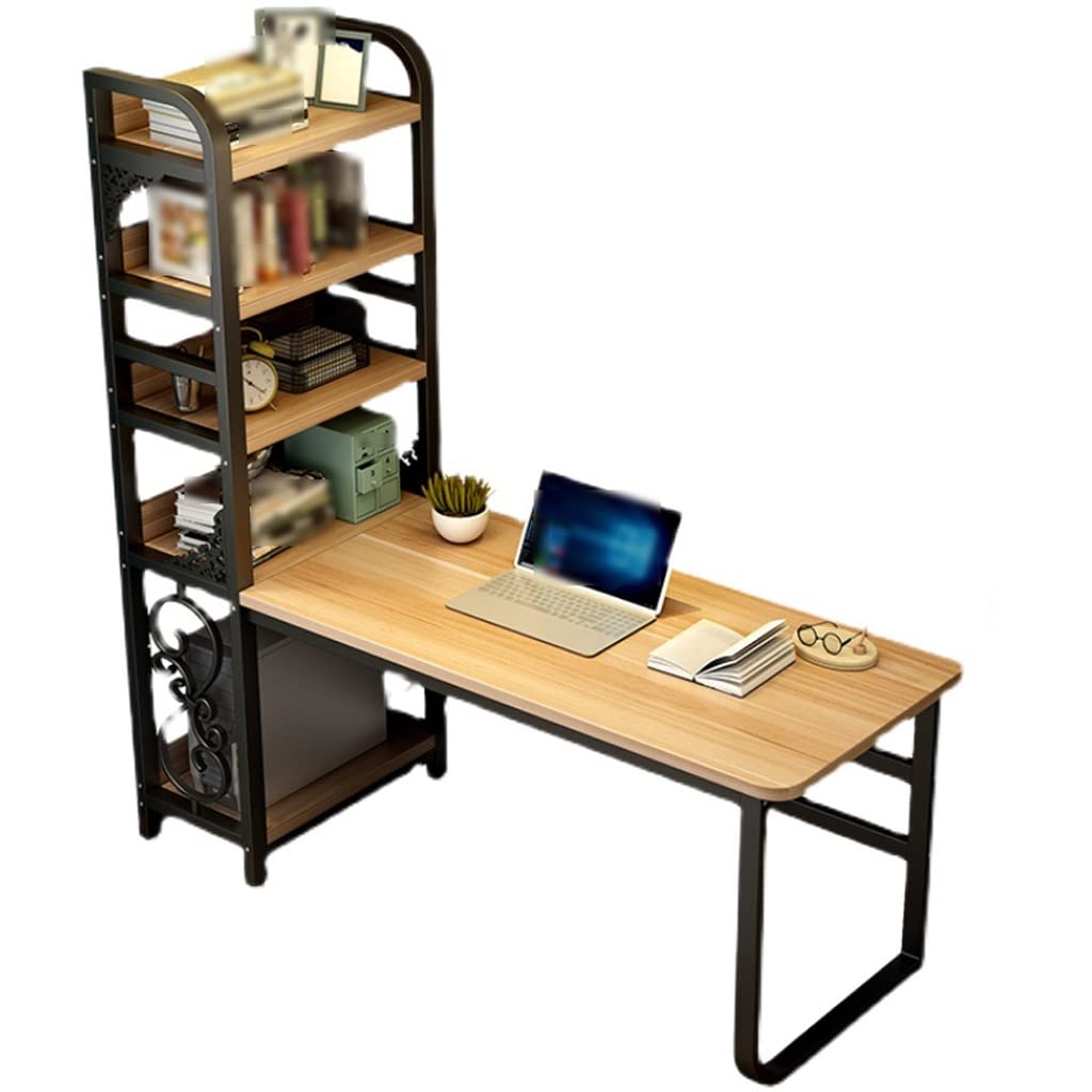 Kuywlmkmzz 60cm Printer Stand for Desk - Adjustable Computer Desk Organizer with Storage Shelf, Home Office & Bedroom Workspace Solution (Color A) - Perfect for Printer, Books, Office Supplies Organization