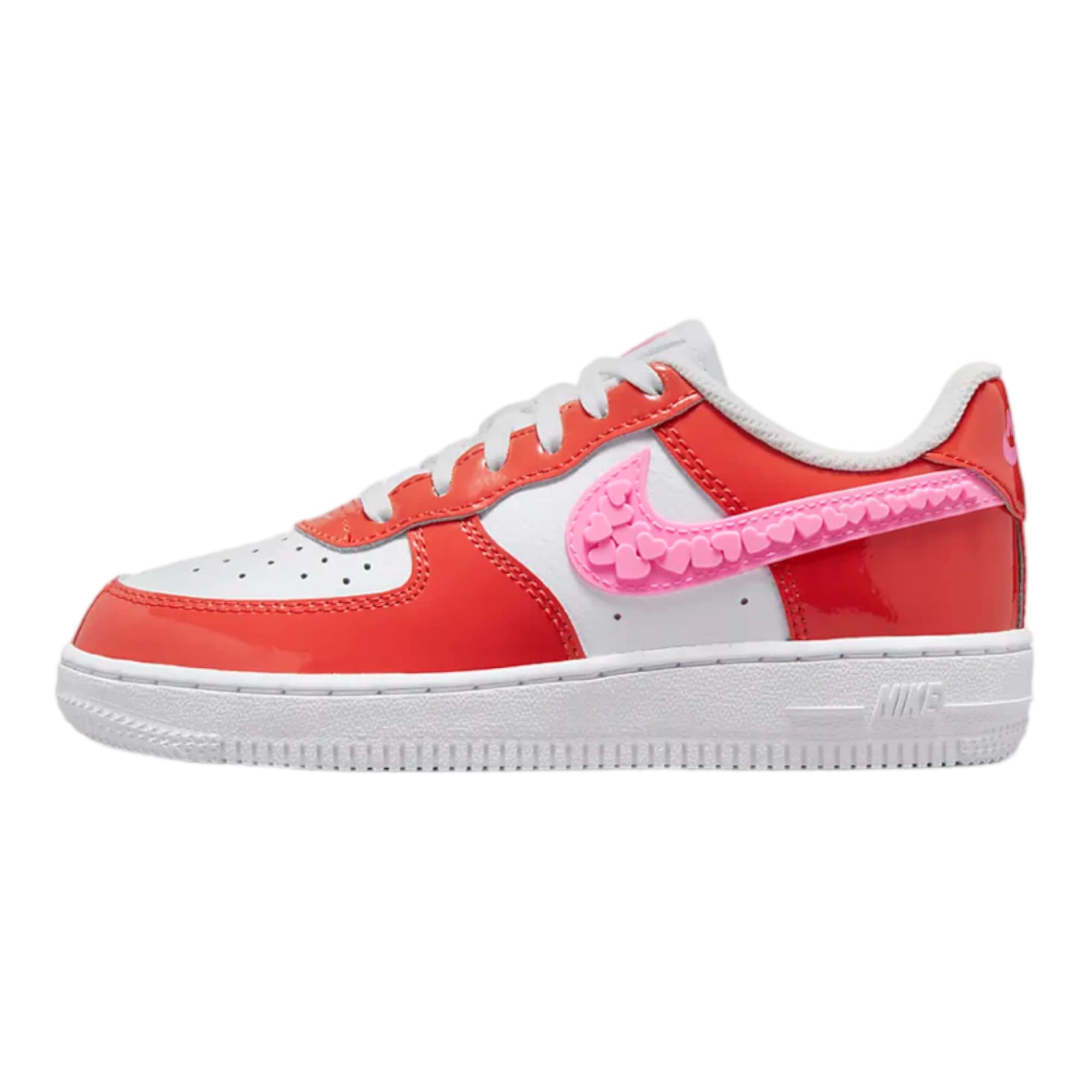 Nike Air Force 1 Low Preschool Shoes - White & Black Sneakers for Kids, Comfortable & Durable - Perfect for School, Playground & Everyday Wear