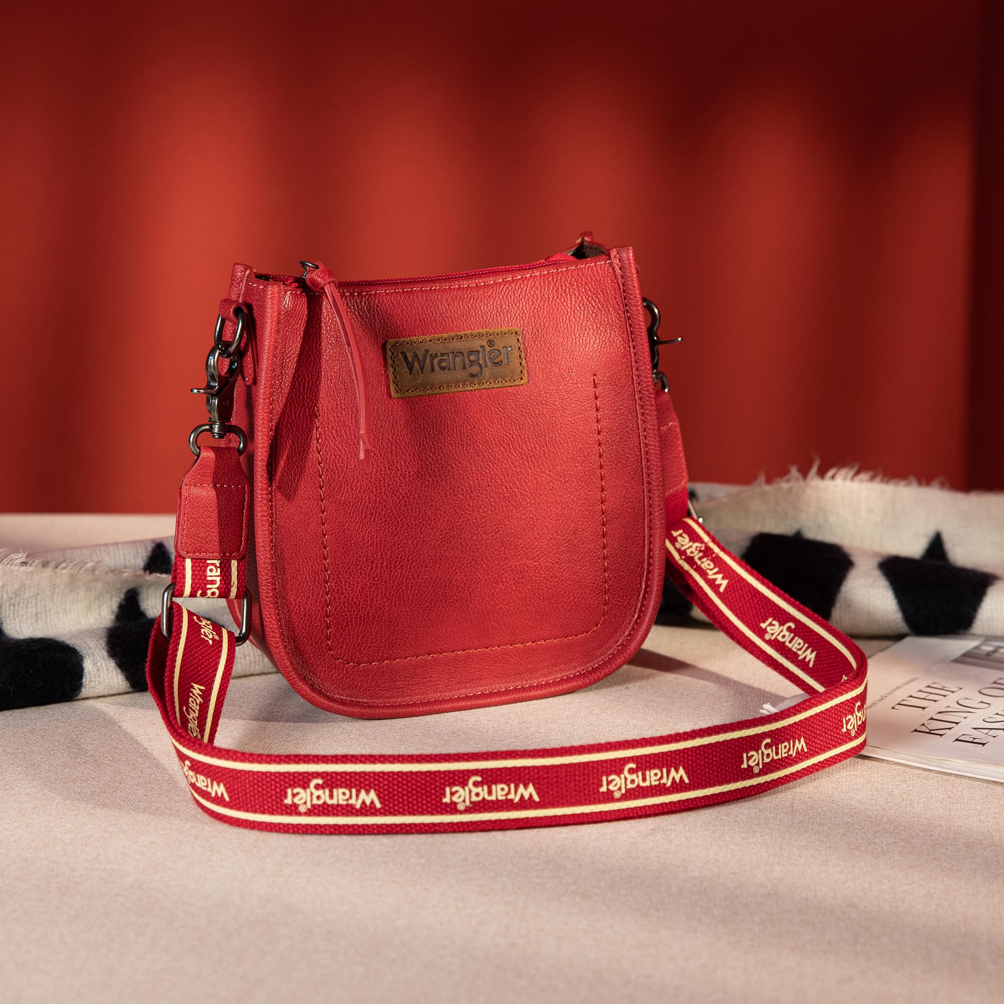 Wrangler Small Crossbody Bags for Women - Cute Mini Shoulder Purse Handbag - Perfect for Daily Use, Travel & Shopping