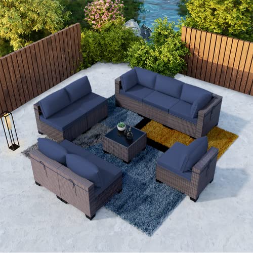 9pcs Navy Blue