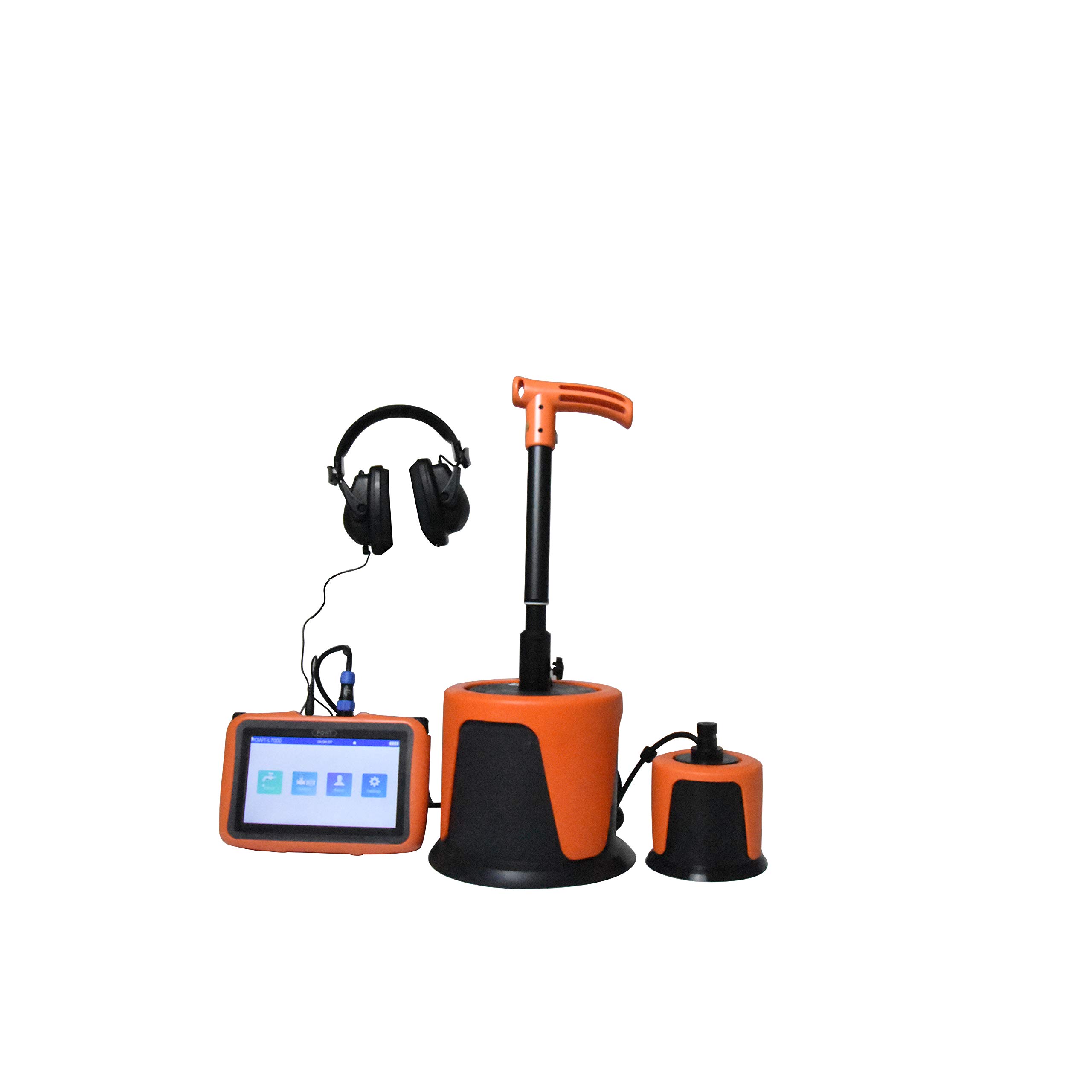PQWT L6000 Professional Underground Water Pipe Leak Detector - High Sensitivity Leakage Locator with Sound Signal Collection for Outdoor Pipeline Inspection | Perfect for Plumbing Maintenance, Municipal Water Systems & Irrigation Leak Detection