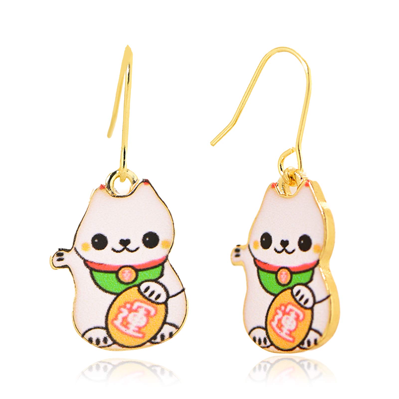 Spinningdaisy Cat Mom Earrings - Gift for Cat Lovers | Perfect for Pet Owners