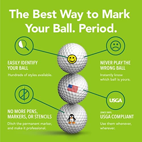 Golfdotz Tropical Collection Golf Ball Markers - Custom Golf Accessories (18-32 Count) - Perfect for Personalizing Golf Balls & Enhancing Your Game
