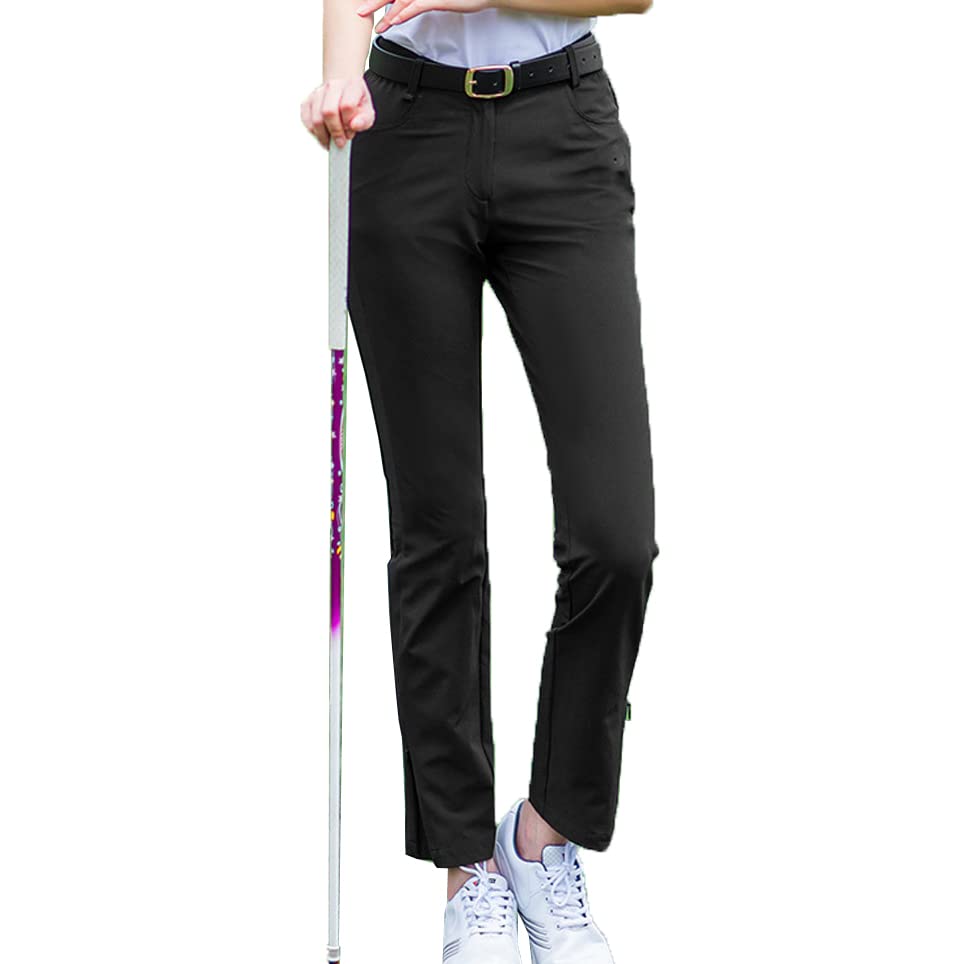 LANGWEI Women's Quick Dry Golf & Hiking Pants - Lightweight Stretch Ankle Pants for Work, Business Casual, Travel & Outdoor Activities | Perfect for Golfing, Hiking, Office & Vacation Wear