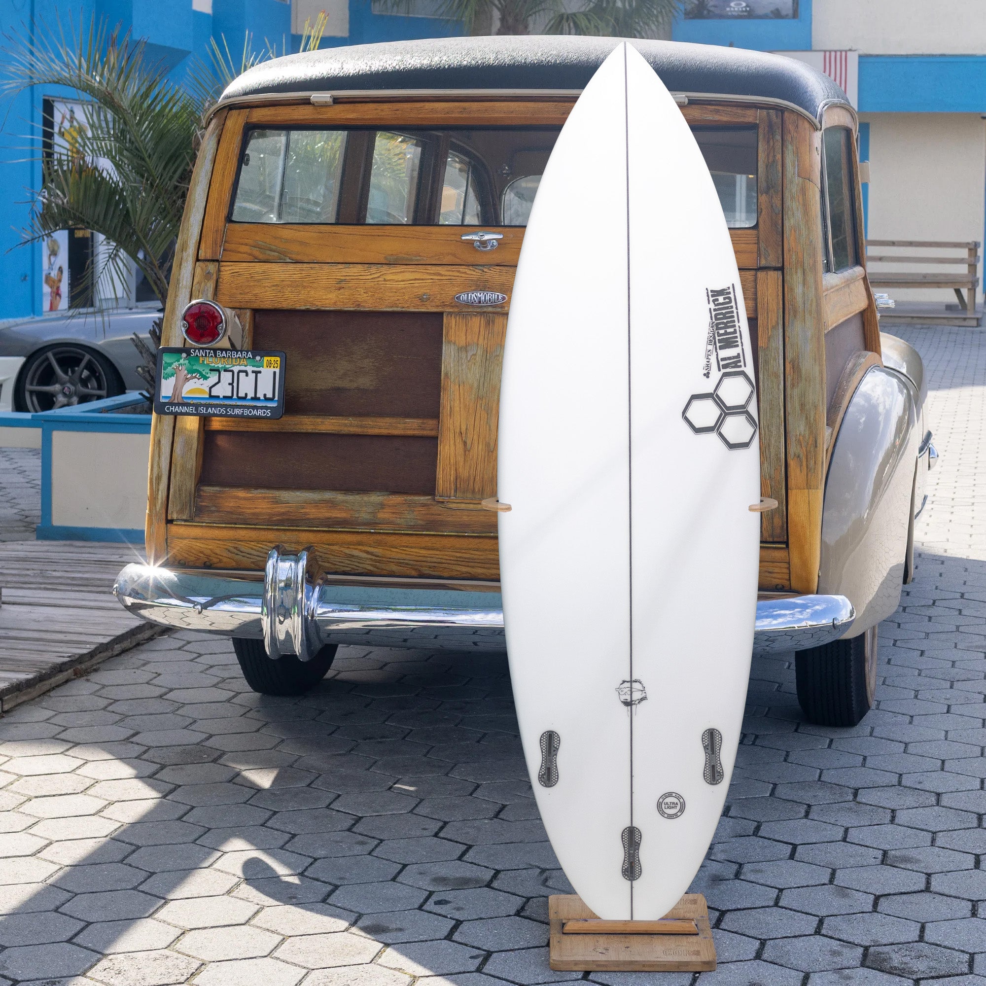 Channel Islands Neckbeard 3 Surfboard 5'7 - FCS II Compatible - Perfect for Small to Medium Waves and Beach Breaks