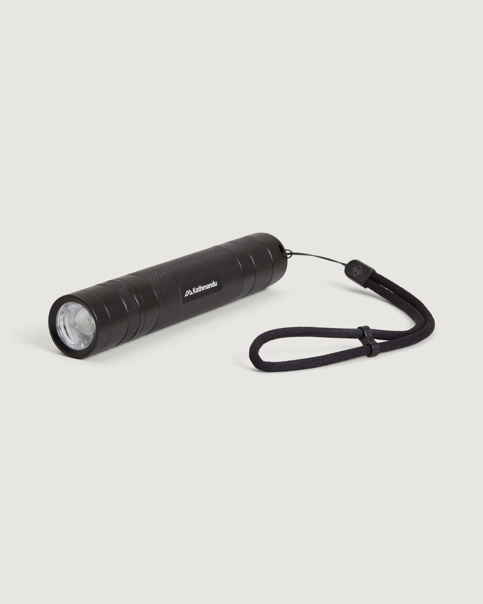 Ruru 300 Hand Torch Flashlight - High Lumens, Durable Black LED Flashlight for Camping, Hiking, Emergency & Outdoor Adventures