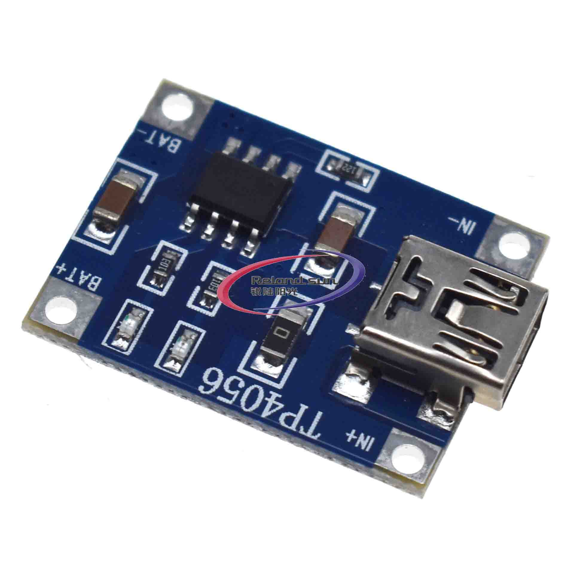 10pcs TP4056 Lithium Battery Charger Module - 5V USB 1A Li-ion Charging Board for 18650 Batteries - Perfect for DIY Electronics, Solar Projects & Portable Devices