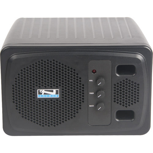 Anchor Audio AN 130F1BK+ Professional Wireless Speaker Monitor with Receiver - High-Quality Black PA System for Live Performances, Events & DJing