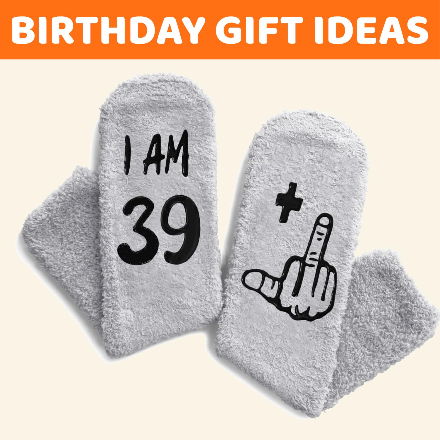HappyPop Funny Birthday Socks for Men - Cool 40th & 30s Birthday Gift Ideas for Him - Perfect for Parties, Gag Gifts & Special Occasions