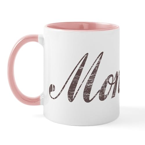 White/Pink Inside - Vintage Montana Mug